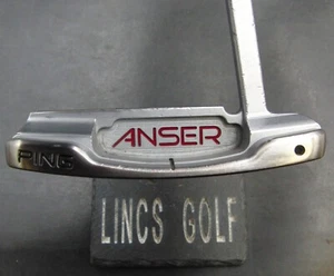 Left Handed Ping Anser 5 Milled Putter Steel Shaft 86cm Length Acer Grip* - Picture 1 of 11