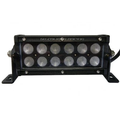 Barra de luz LED de 5,5 pulgadas impermeable haz de inundación barandilla ATV RZR Polaris barco SXS Foto 1 de 2