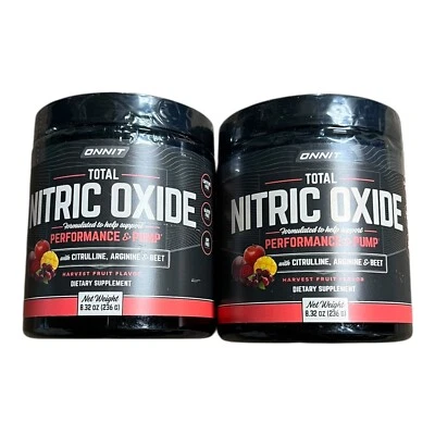 LOTE 2 Onnit desempenho de óxido nítrico total e bomba colheita sabor frutas validade 26/06 - Imagem 1 de 2
