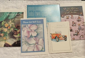 Get Well Grußkarten mit passenden Umschlägen Menge 6 verschiedene Designs Neu - Bild 1 von 15