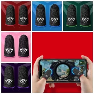 Sweatproof Breathable Finger Cots Anti-slip Touch Screen Game Fingertip Gloves - Picture 1 of 18