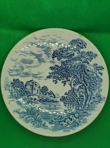 VINTAGE PLATE  MADE IN ENGLAND  ENOCH WEDGEWOOD TUNSTALL  PATTERN COUNTRYSIDE    - Picture 1 of 3