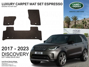 Land Rover Discovery 5 Carpet Mats Floor ESPRESSO Genuine OEM VPLRS0331AAM - Picture 1 of 2