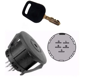 Interruttore di accensione con tasti adatto a John Deere AM-122881, AM132808, AM13359 - Foto 1 di 2