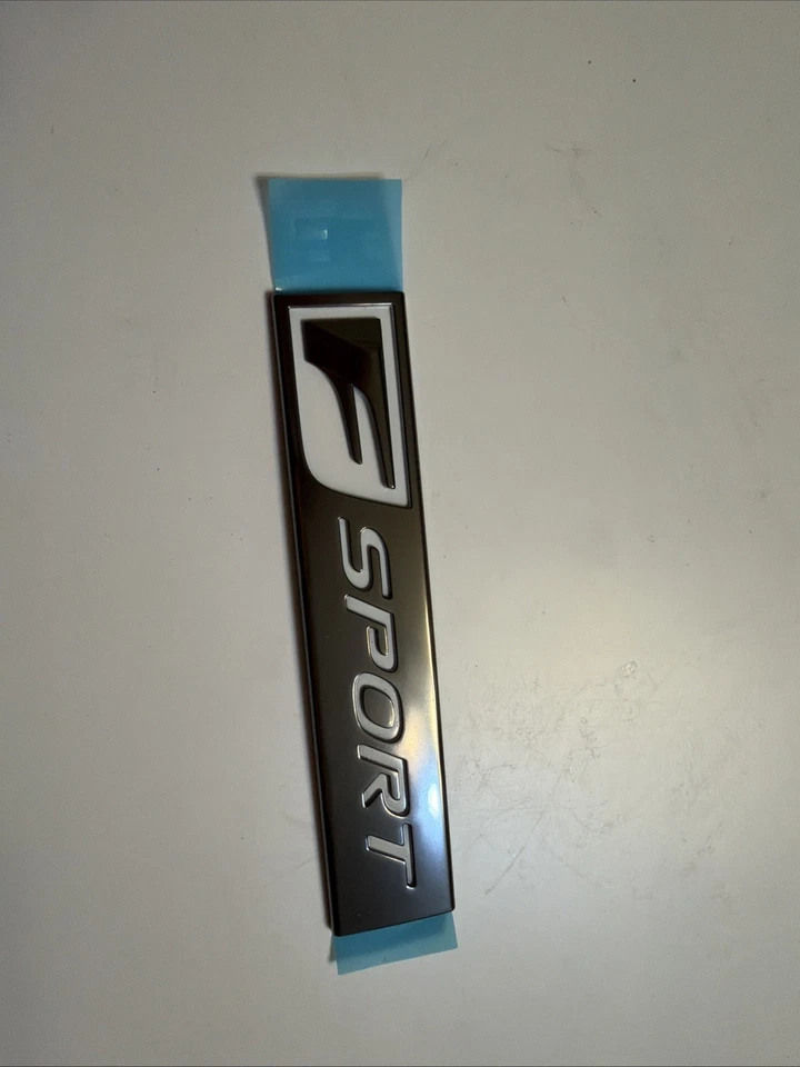 Genuine Lexus F SPORT Emblem Name Plate 2016-2022 RX350 RX450H 75446-48020 OEM - Image 1 of 3