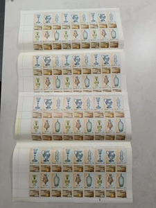 LOTE 4 HOJAS DE 18 SELLOS CADA UNA. AÑO 1988. ARTESANIA ESPAÑOLA.EDIFIL 2941/46 - Imagen 1 de 4