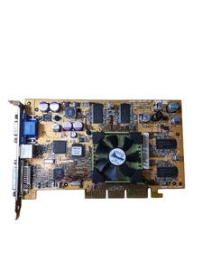 Karta AGP Asus V9280 128MB Rev 1.00 5187-2183 grafika wideo przetestowana dobra - Zdjęcie 1 z 5