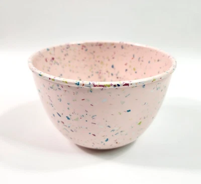 Raro Difícil de Encontrar Zak! Cuenco de sopa Melmac de 5" confeti rosa melamina Foto 1 de 4