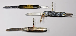 3 alte TASCHENMESSER - GEBR.HOPPE Solingen - ALTENBACH Klappmesser Sammlung - Bild 1 von 5