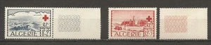 Algeria 1952 Semipostal Red Cross MNH Scott#B67-B68 - Picture 1 of 1
