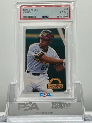 ICHIRO 1996 CALBEE BATEO #37 PSA6! ¡LOWPOP!(RC) Foto 1 de 4