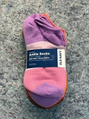 Old Navy 船袜 6 件装女式均码多色 — 第 1/4 张图片