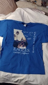 "EAGLES T-shirt Hotel California Classic Rock Band Men's 100% Cotton XL - Picture 1 of 3