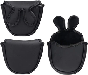 Golf Mallet Putterkopfabdeckungen Mittelschaft Schlägerkopfschutz Magnetverschluss... - Bild 1 von 12