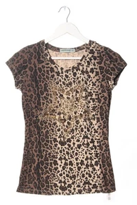 MISS KISS Camicia fantasia Donna Camicia Taglia IT 44 marrone-crema stile casual - Foto 1 di 5