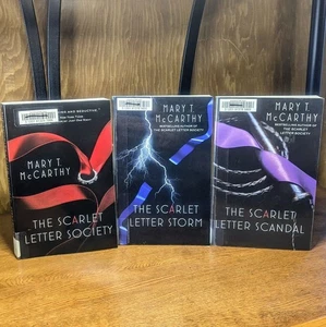 The Scarlett Letter Society Trilogy Series Set Lot Book 1 2 3 Mary T. McCarthy - Imagen 1 de 1