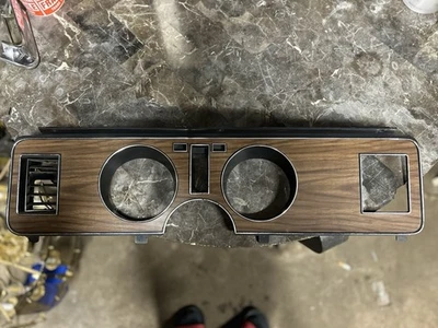 Cuadro de instrumentos Ford Fairmont Zephyr Gauge 1978-1982 tablero bisel madera grano Foto 1 de 4