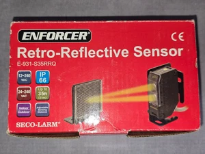 Seco-Larm Enforcer Reflective Photoelectric Beam Sensor 35ft E-931-S35RRQ IP66 - Picture 1 of 8