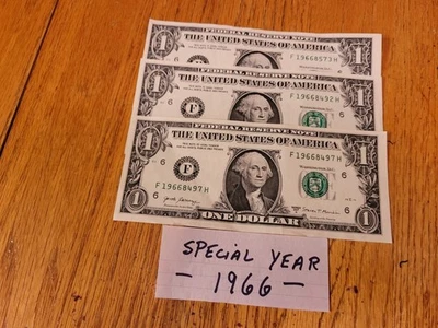 $1 2017a/3 Notes/ Fancy Note/ Special Occasion Year 1966 - Image 1 of 4