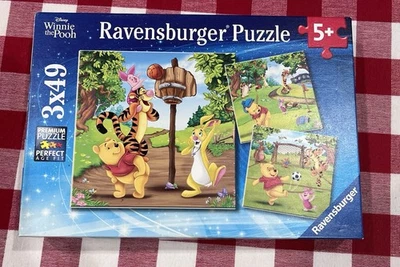 Disney Winnie The Pooh & Friends Sports Days Puzzle (3x49pc) Ravensburger - Image 1 of 4