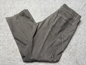 Kuhl Pants Mens 38x32 Gray Cotton Heavy Duty Work Wear Hiking Vintage Patina Dye - Picture 1 of 15