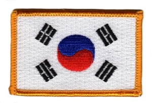 SOUTH KOREA KOREAN FLAG PATCHES COUNTRY PATCH BADGE IRON ON NEW EMBROIDERED - Bild 1 von 1