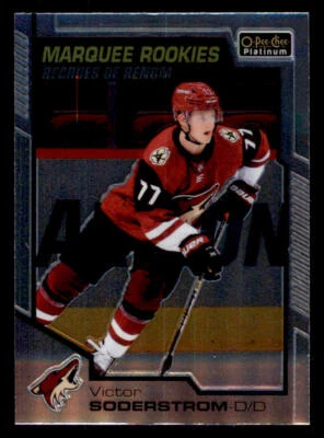 2020-21 O-Pee-Chee Platinum #155 Victor Soderstrom RC - Image 1 of 2