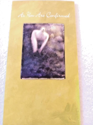 Confirmation  Greeting Card Money Holder. - Image 1 of 2