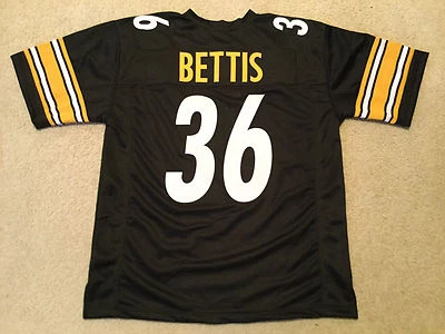 Jersey negro Jerome Bettis cosido personalizado sin firmar - M, L, XL, 2XL, 3XL Foto 1 de 2