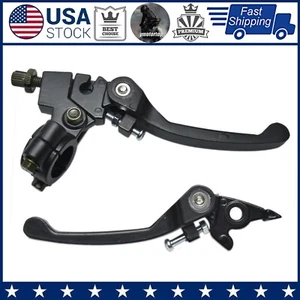 Clutch Lever Brake Control For CRF50 CRF70 KAWASAKI 110cc KX65 Dirt Pit Bike - Foto 1 di 6