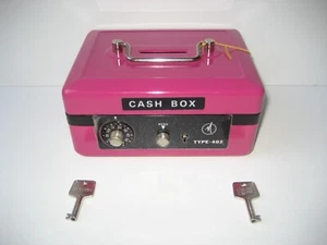 Vintage Metal Toy Cash Box w/key and combination lock by Nognor - Type 402 - Picture 1 of 18
