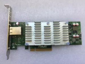 ASUS PEB-10G/BASE-T/SINGLE 10GB RJ45 PCI-E NETWORK ADAPTEC - Picture 1 of 5
