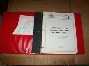 1976 The American Bicentennial Worldwide Commemorative Stamp Album 68 Stamps - Picture 1 of 12