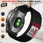 Quickfit Nylon Watch Band Strap For Garmin Fenix 7 7X 6 6X Pro 5 5X 3HR Epix 965
