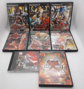 PS1 PS2 GUILTY GEAR ISUKA X Plus XX XX SLASH XX #RELOAD Accent Core 8Games Japan - Picture 1 of 13