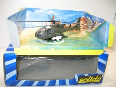 Solido, Elicottero Militare Gazelle Kaki Missili Bianco Éjéctables - Immagine 1 di 4