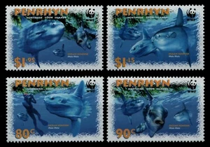 Penrhyn 2003 - Mi-Nr. 605-608 ** - MNH - Fische / Fish - Bild 1 von 1