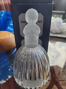 Vintage Goebel Crystal Bell With Frosted Girl Praying On Top 1978 With Box - Picture 1 of 3