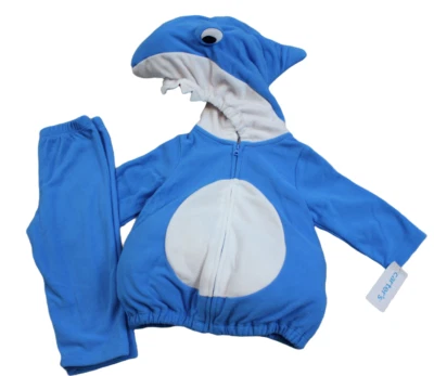 Carters Halloween Costume Shark Fleece Baby Boy 6-9 12 18 24 mos 12M 18M 24M NWT - Image 1 of 4