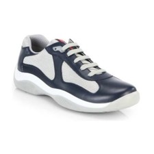 mens black prada trainers
