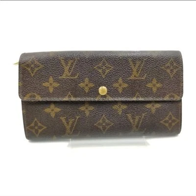 Louis Vuitton LV Long Wallet  Portefeuille Sarah Browns Monogram 789125 - Image 1 of 4