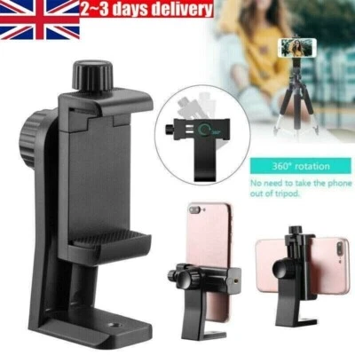 Phone Mount Holder Universal Smartphone Adapter Mini Cell Mobile Tripod Adapter - Image 1 of 4