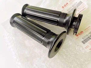 SET OEM Suzuki DR SP 370 TS DS 100 125 185 ER TS250 Handgrip Throttle Grip Assy - Picture 1 of 5