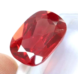 Impresionante piedra preciosa suelta de corte cojín rojo natural de Mozambique de 8,35 quilates - Imagen 1 de 4