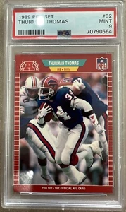๐ฅ1989 Pro Set Thurman Thomas Rookie #32 Buffalo Bills HOF RC PSA 9 FREE Ship - Picture 1 of 2