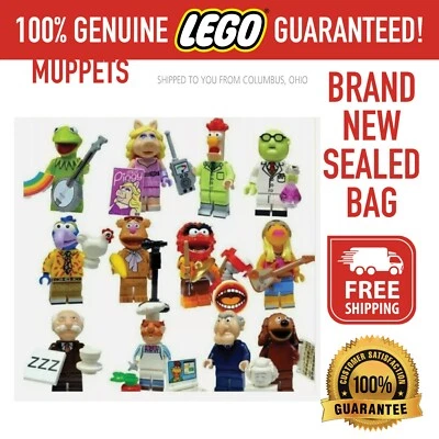 LEGO Los Muppets Minifiguras Coleccionables Juego Completo de 12 (71033) Bolsas Selladas Foto 1 de 4