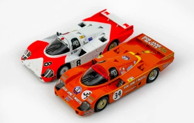Sparky Tiny 1: 64 Alloy diecast car model Porsche 956 1986 Le Manse Suit  - Image 1 of 4