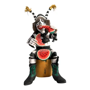 Vintage Hano Clown Kachina isst Wassermelone (signiert von L.Jim) - Bild 1 von 12