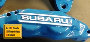 8 x Subie Hawkeyes WRX 2006-2007 (Different Style) Brake Caliper Decal - Picture 1 of 15