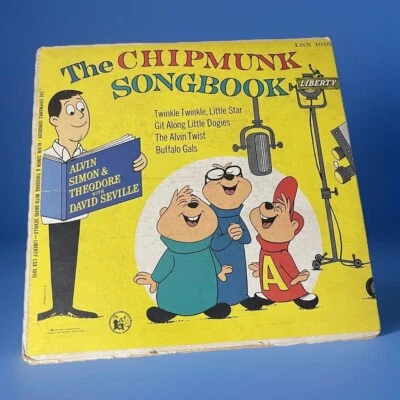 1962 THE CHIPMUNK SONGBOOK MONARCH RECORDS ALVIN SIMON THEODORE 45 RECORD - Image 1 of 4